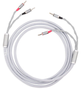 ELITE Single Crystal OCC / Pure Silver combination Speaker Cables (sold as a Pair)