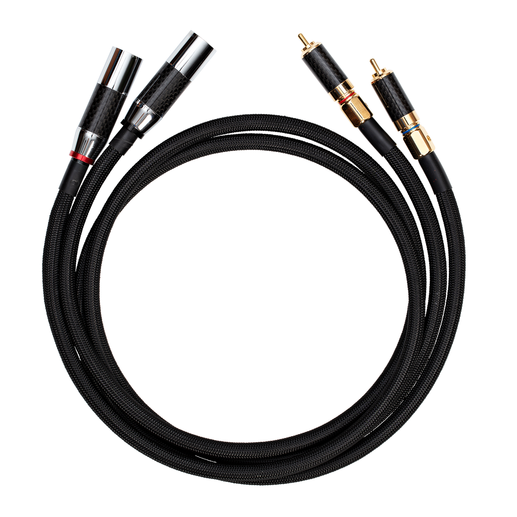 Unbalanced Rca To Xlr PURE FINE SILVER - Unbalanced RCA to XLR Male Interconnect Cables (Sap ...