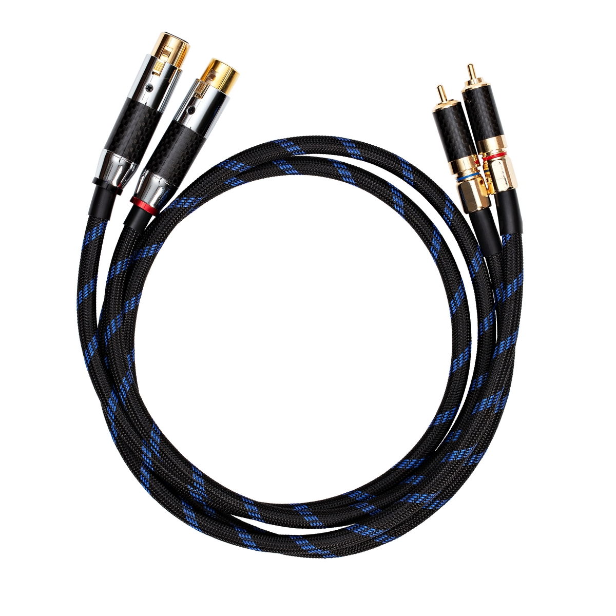 PURE FINE SILVER - Unbalanced RCA to XLR Female Interconnect Cables (S ...